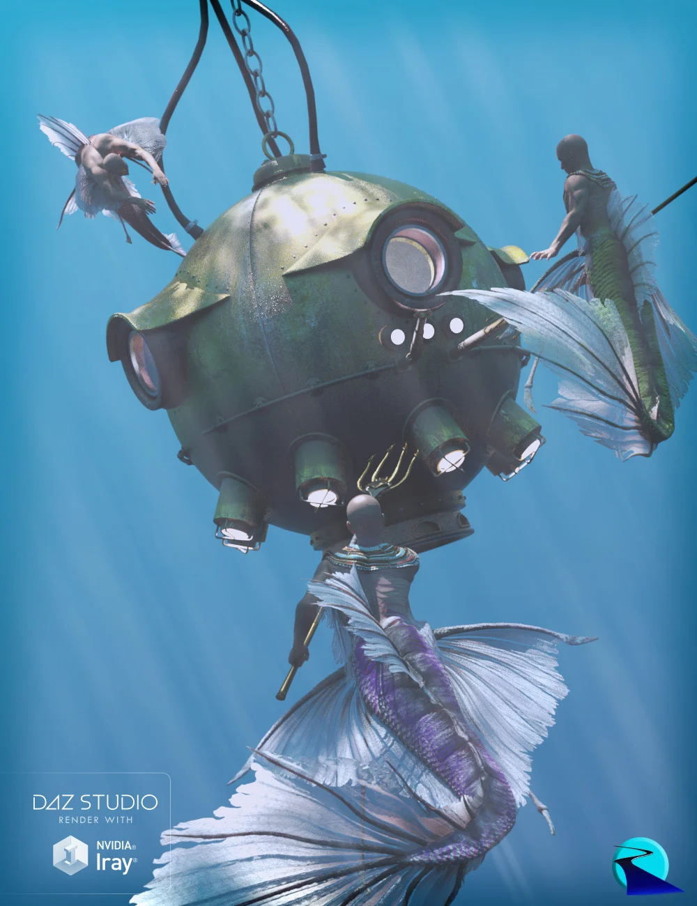 Alascanus Merman Poses and Pose Control