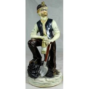 Ceramic figurine - Mine worker