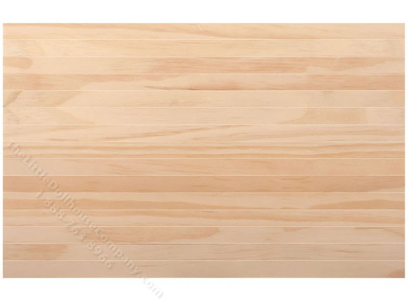 Dollhouse American Southern Pine Wide Plank Wood Floor