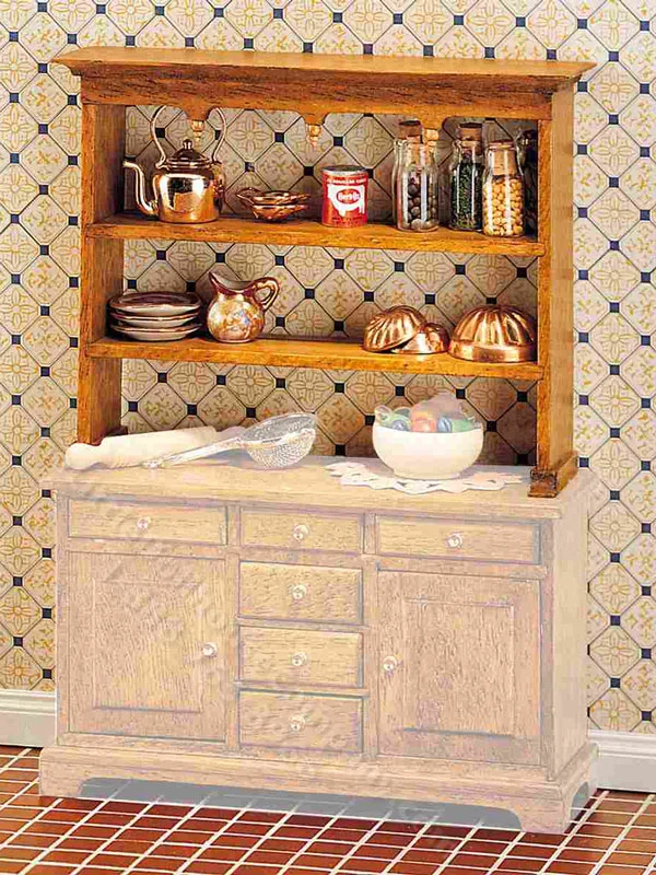 Miniature Cupboard Top Shelf Kit
