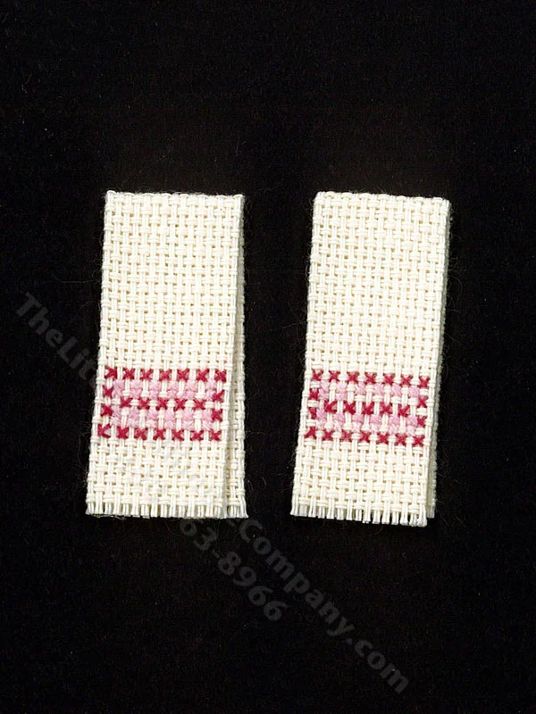 Miniature Embroidered Towel Set for Dollhouses (2 towels/pack)