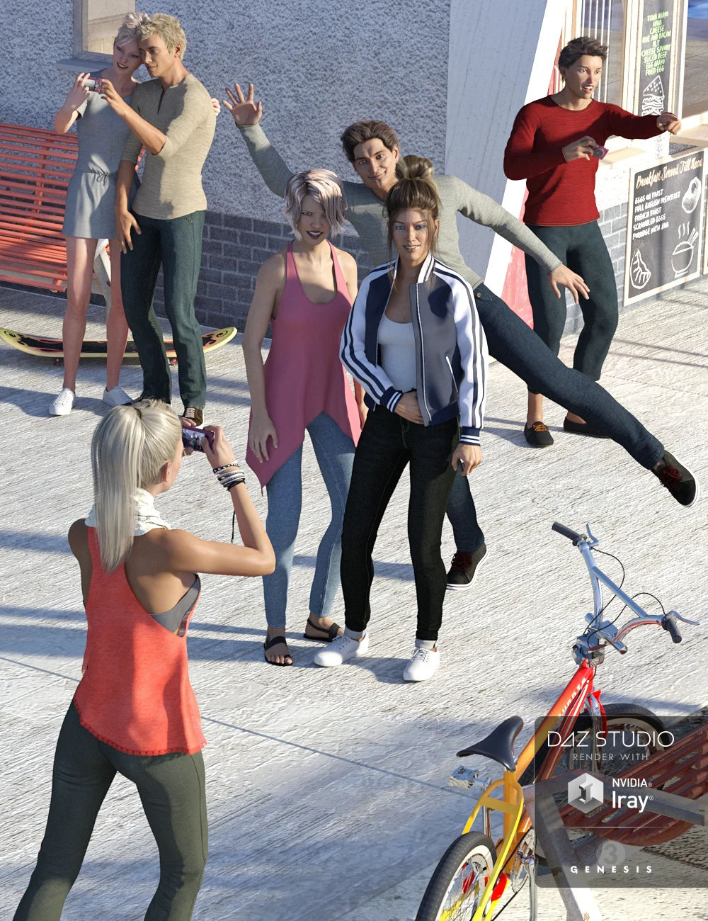 Street Photography Poses for Genesis 3